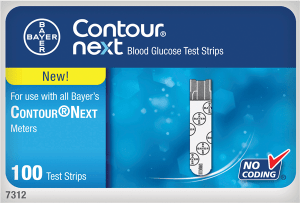 Contour Next Blood Glucose 100 Test Strips